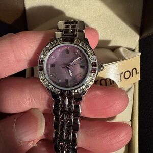 Armitron Purple Crystal Watch